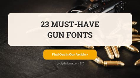what fonts are similar to gunman font